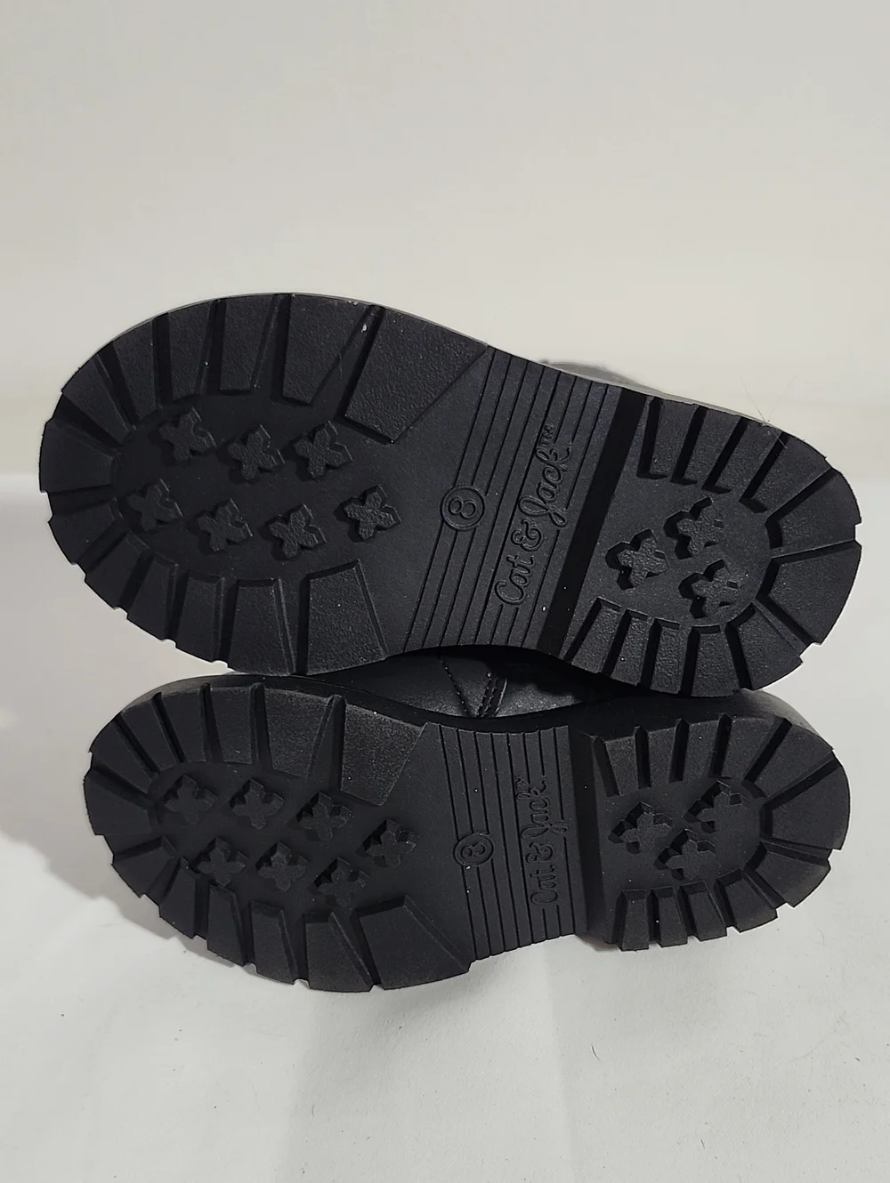 Kids Black Lace-Up Ankle Boots Side Up Closure